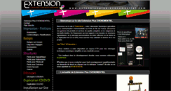 Desktop Screenshot of extensionplus-evenementiel.com