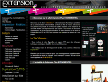 Tablet Screenshot of extensionplus-evenementiel.com